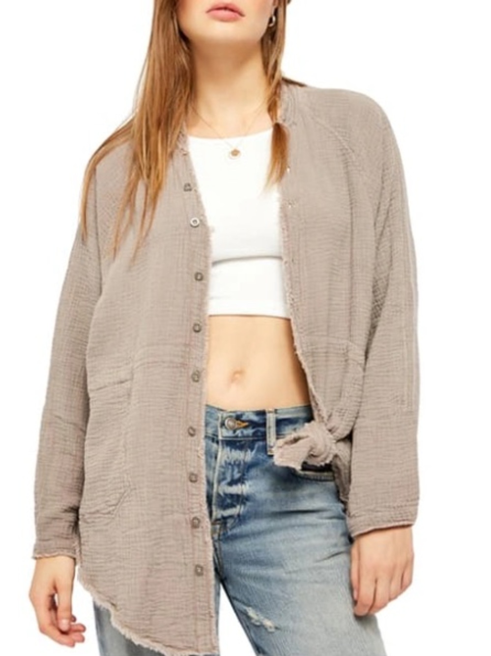 New Free People Summer Daydream button down